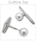 Cuff Links - Freshwater Cultured Pearls
