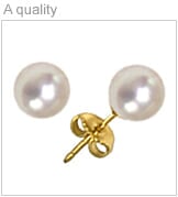 8mm A Quality Japanese Akoya Cultured Pearl Stud Earrings