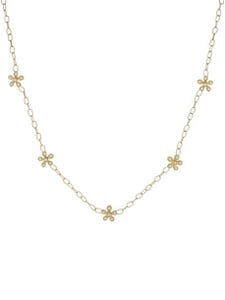 18K Diamond Flower Garland Necklace (.36 ct. tw.)