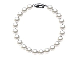 6mm White Freshwater Pearl Bracelet