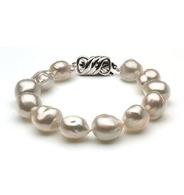 10 x 12mm South Sea Pearl Bracelet Baroque