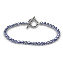 Blue Japanese Akoya Pearl Bracelet