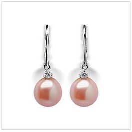 Peach Nora a Freshwater Pearl Earring