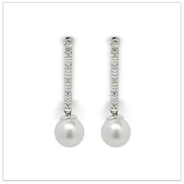 Spirit a Japanese Akoya Cultured Pearl Earring
