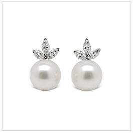 Tiara a Australian South Sea Cultured Pearl Earrings