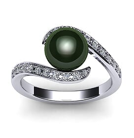 Swirl Tahitian Pearl Ring