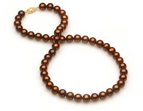8mm Mocha Necklace