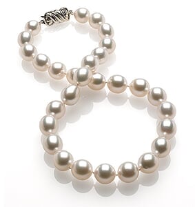 10 x 11.9mm White South Sea Pearl Necklace