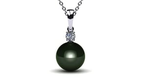 Grace Pearl & Diamond Pendant