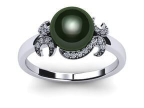 Tahitian Pearl Ring Crest