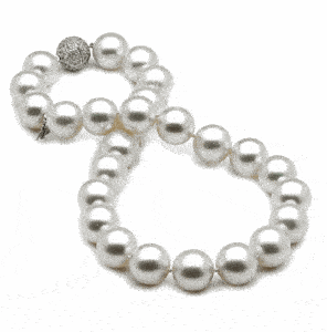 14 x 16mm White South Sea Pearl Necklace