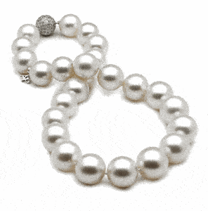 13 x 17mm White South Sea Pearl Necklace