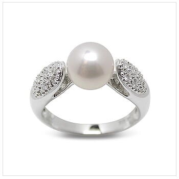 Becca a Japanese Akoya Cultured Pearl Ring