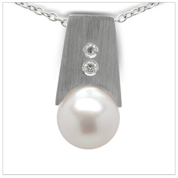 Zekel a Japanese Akoya Cultured Pearl Pendant