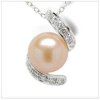 Fresh Swirl Freshwater Pearl pendant