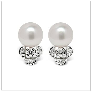 Felicity a Japanese Akoya Cultured Pearl Earring