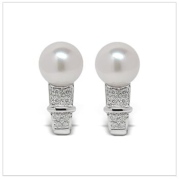 Olympia a Japanese Akoya Cultured Pearl Earrings