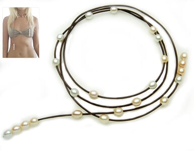 St. Barths Pearl Necklace Lariat