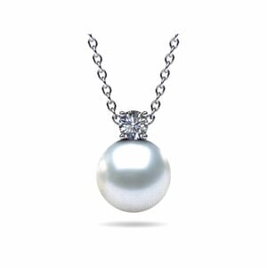 South Sea Pearl & Diamond Timeless Pendant