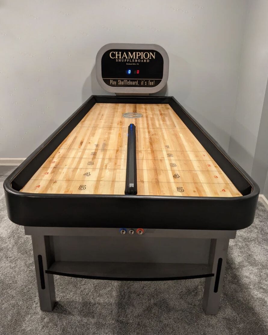 7 Foot Champion Bank Shot Shuffleboard Table Champion Shuffleboard