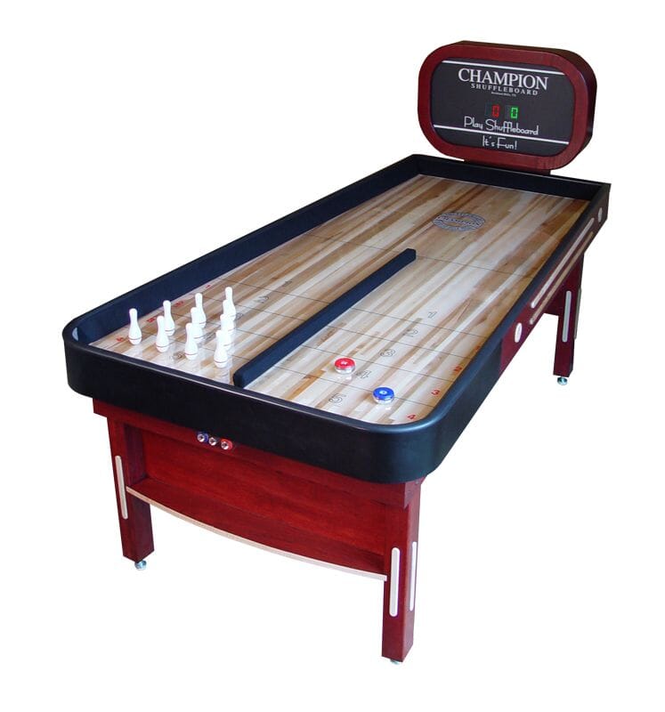 7 Foot Champion Bank Shot Shuffleboard Table Champion Shuffleboard