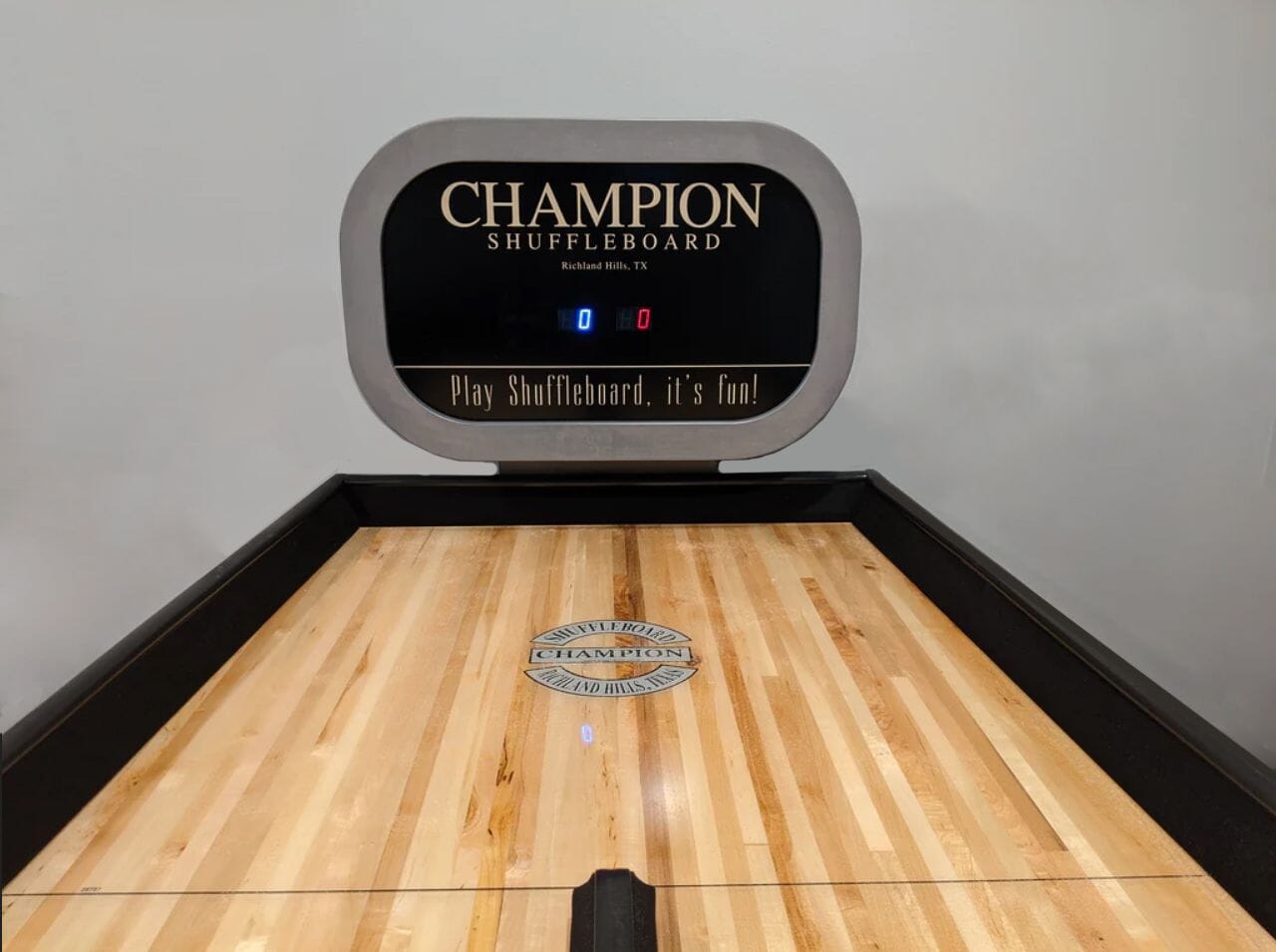 7 Foot Champion Bank Shot Shuffleboard Table Champion Shuffleboard