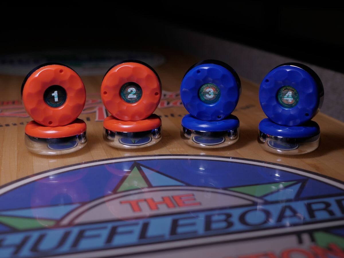 Pro Series Shuffleboard Weights (Pucks) Shuffleboard Federation