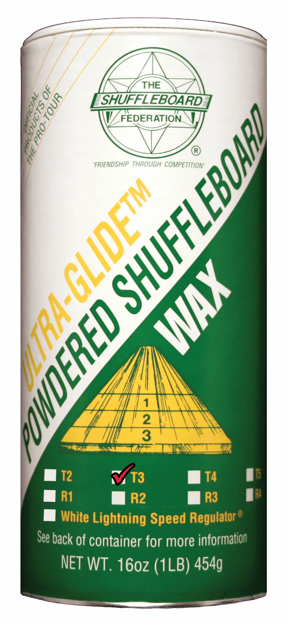 Shuffleboard Table Wax UltraGlide T3 Speed Powder