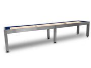 Brushed Stainless Steel Hudson Metro Shuffleboard Table