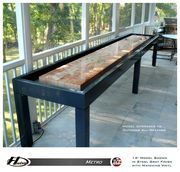 14' Hudson Metro Shuffleboard Table By Hudson Shuffleboards