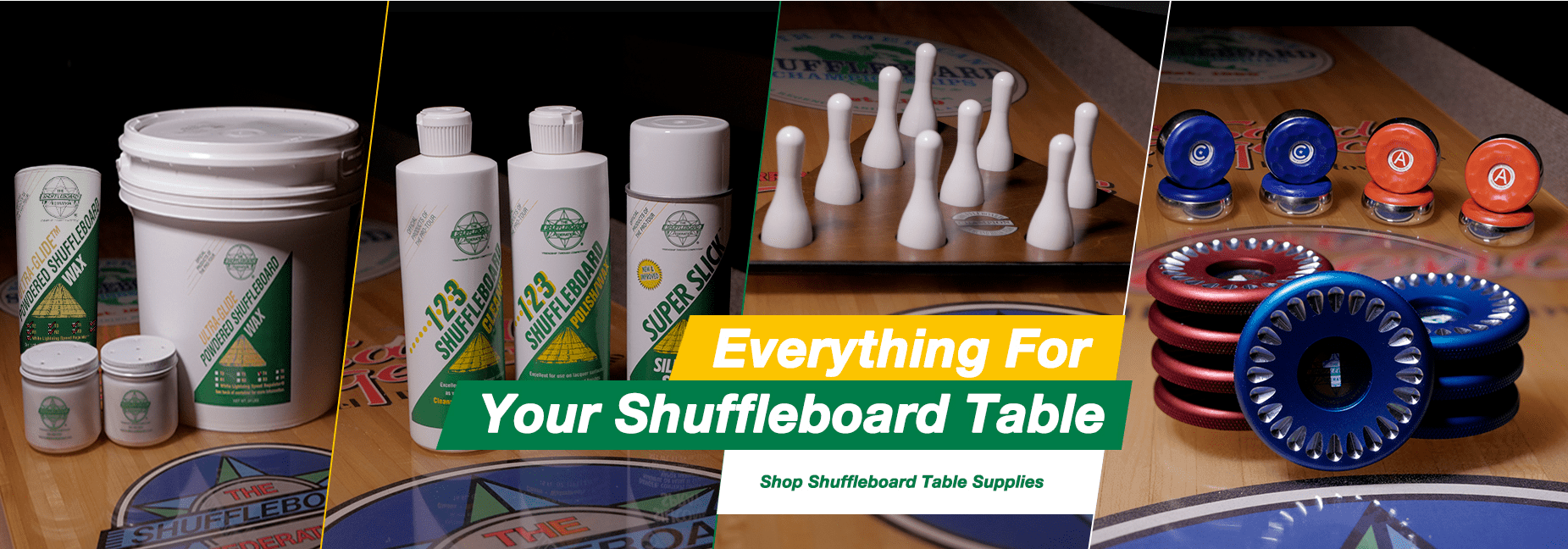 Shuffleboard Tables | Table Shuffleboard Supplies | Shuffleboard HQ