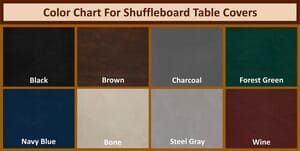 12' Shuffleboard Table Covers