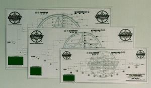 Laminated Shuffleboard Tournament Chart - 16 Teams