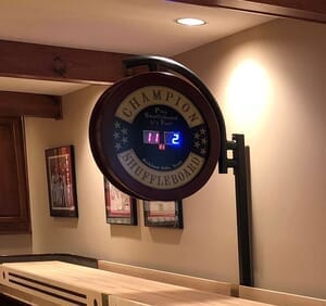 Champion Large Wooden Electronic Scoreboard