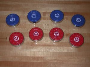 American Shuffleboard Pucks - Medium Size