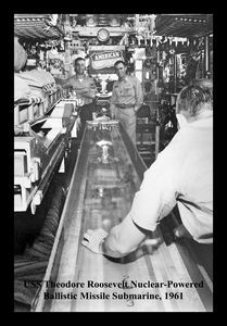 Shuffleboard Under The Sea 12" x 18" Framed Print