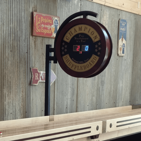Champion Large Wooden Electronic Scoreboard