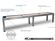 14' Brushed Stainless Steel Hudson Metro Shuffleboard Table