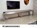 14' Brushed Stainless Steel Hudson Metro Shuffleboard Table