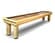 14' Hudson Ponderosa Log Style Shuffleboard Table