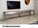 16' Brushed Stainless Steel Hudson Metro Shuffleboard Table
