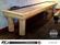 16' Hudson Ponderosa Log Style Shuffleboard Table