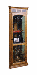 Arizona Rustic Oak Corner Curio Cabinet Arizona Rustic Oak Corner Curio Cabinet