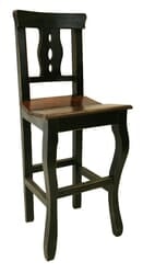 Cantina Rustic Bar Stool Black Cantina Rustic Bar Stool Black
