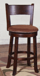 Durango Round Swivel Barstool With Back Durango Round Swivel Barstool With Back