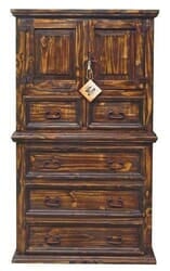Santa Rosa Rustic Chest W/ Cabinet Santa Rosa Rustic Chest W/ Cabinet
