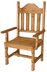 Rustic Pine Wood Arm Chair Rustic Pine Wood Arm Chair