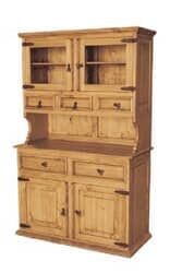 Corona Small Wood Hutch and Buffet Corona Small Wood Hutch and Buffet