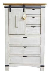 Puebla Rustic White Wash Chest Puebla Rustic White Wash Chest