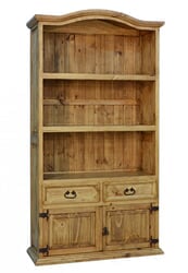 Rustic Wood Bookcase w/ Cabinets Rustic Wood Bookcase w/ Cabinets